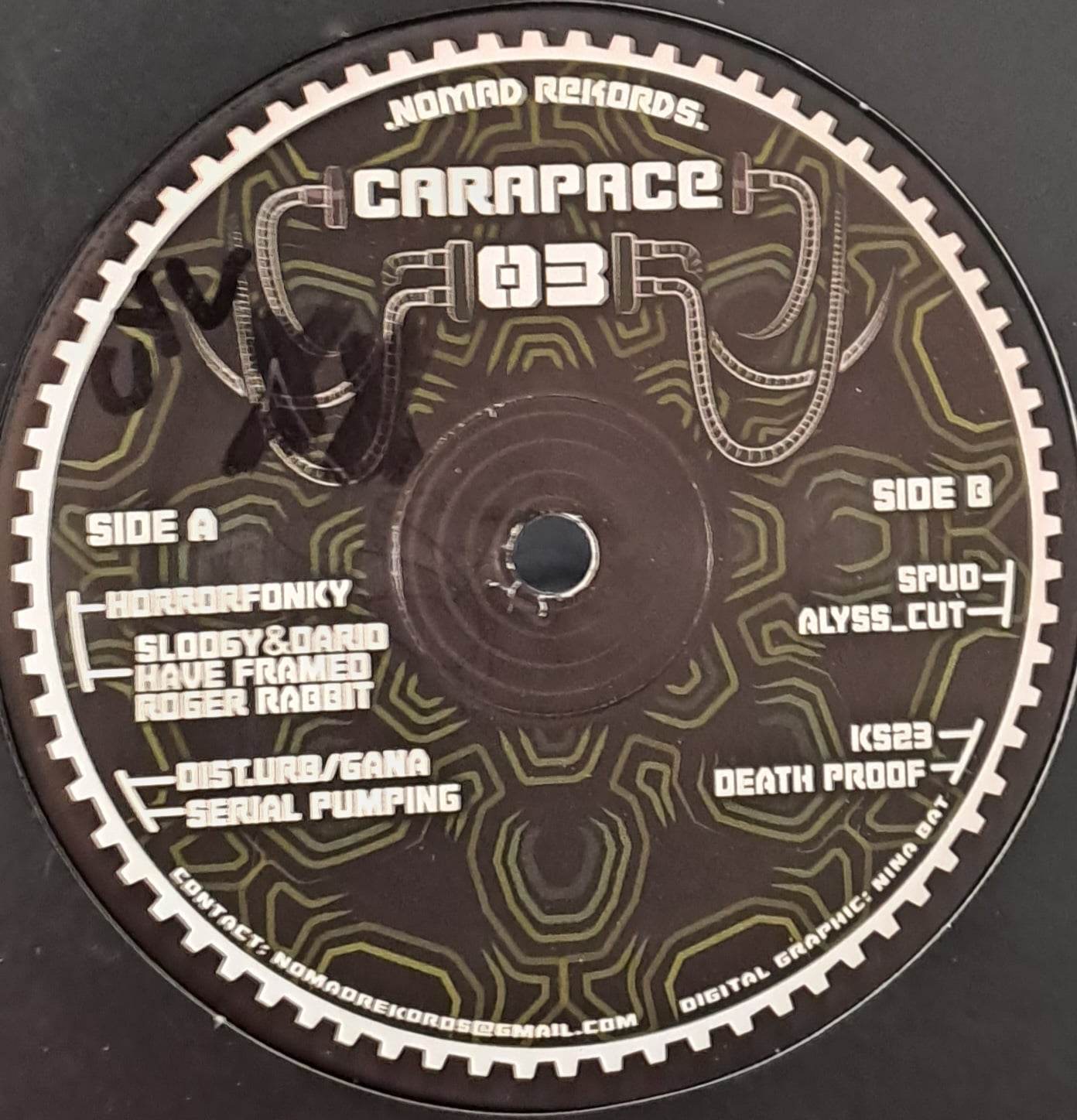 Carapace 03 - vinyle freetekno